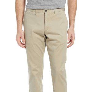 TREASURE AND BOND Men's 38/34 TAN BURROW Ballard Slim Fit Chino Pants